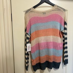 Cherish striped lite sweatee